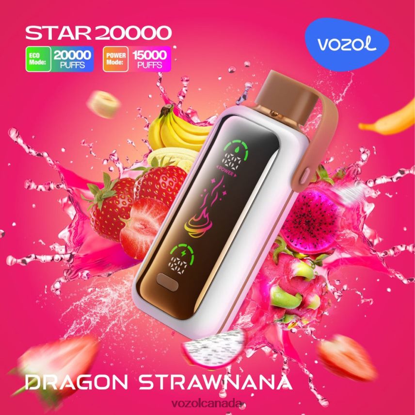 Vozol Canada DRAGON STRAWNANA VXBH468 VOZOL STAR 20000